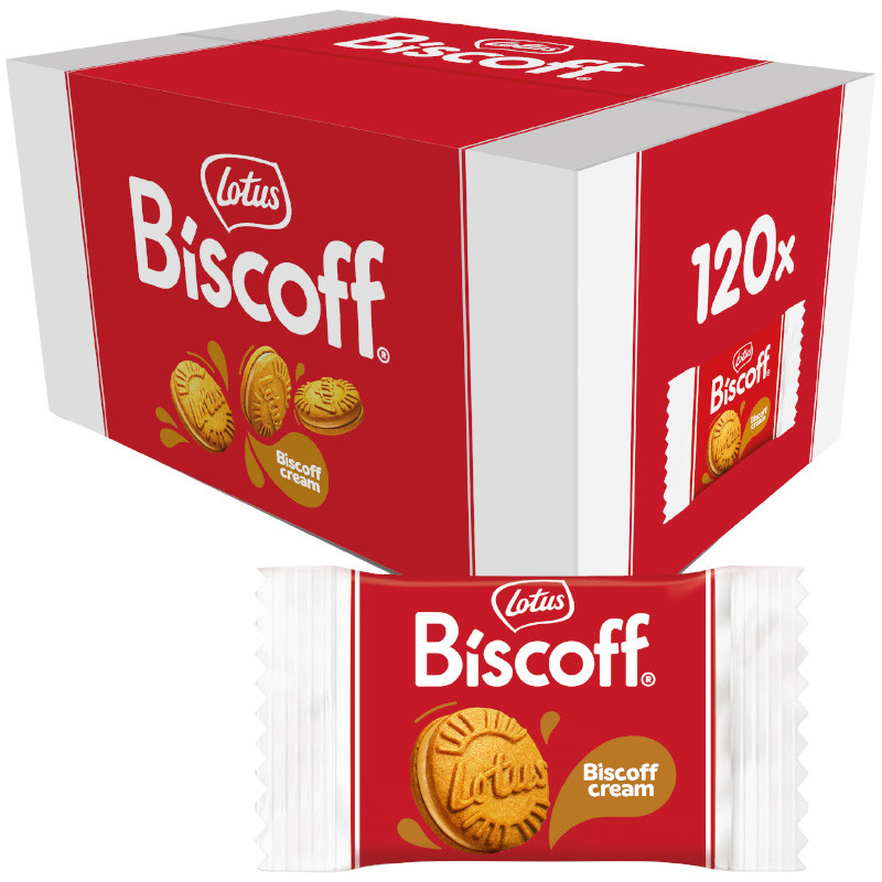 Lotus Biscoff Sandwichkekse 120 Stück einzeln verpackt kaufen